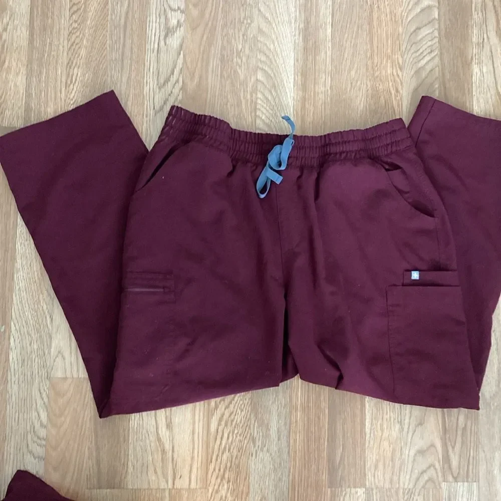 Figs mens burgundy